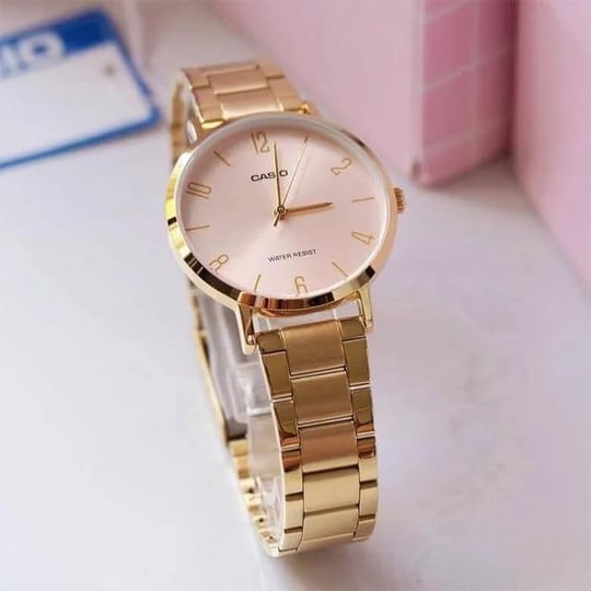 Casio LTP-VT01G-4BUDF Kol Saati, Altın Sarısı, Standart