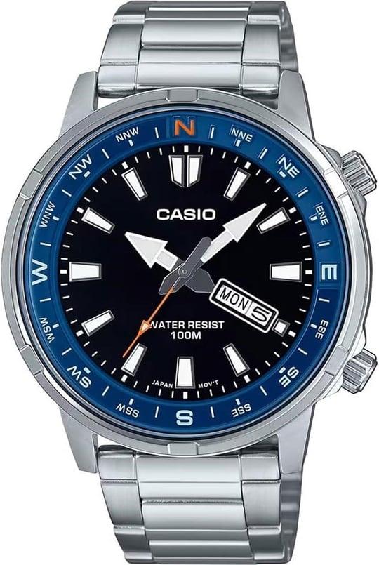 Casio MTD-130D-1A2VDF Kol Saati, Gri-Lacivert, Standart
