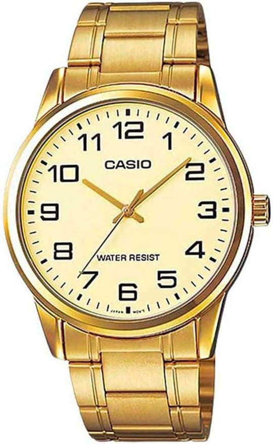 Casio MTP-V001G-9BUDF Kol Saati, Altın Sarısı, Standart