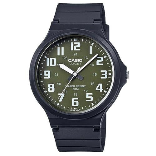Casio MW-240-3BVDF Standart Erkek Kol Saati, Siyah, Standart