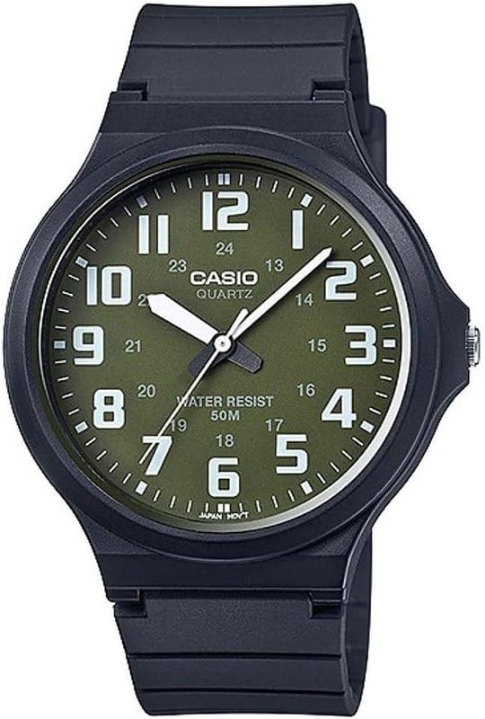 Casio MW-240-3BVDF Standart Erkek Kol Saati, Siyah, Standart