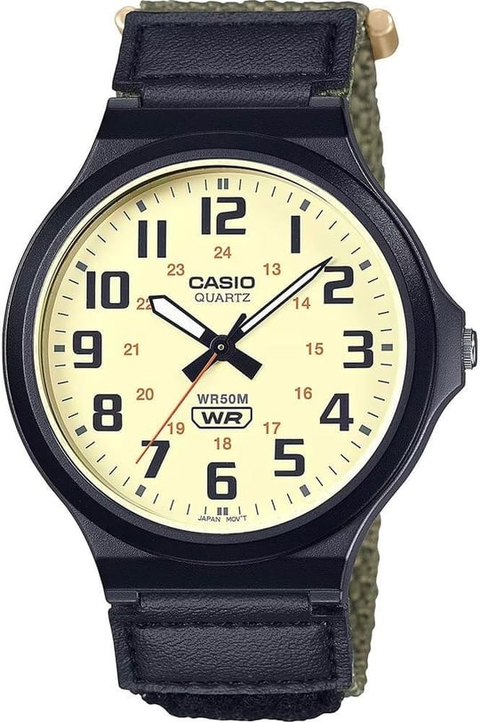 Casio MW-240B-3BVDF Kol Saati, Siyah, Standart