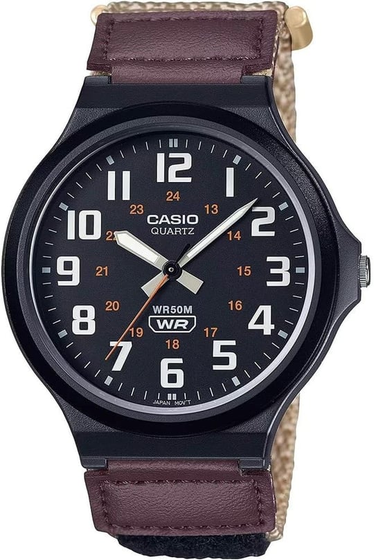 Casio MW-240B-5BVDF Kol Saati, Siyah, Standart