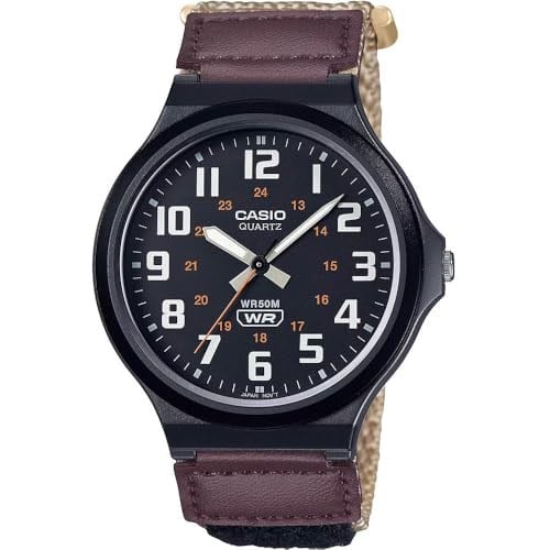 Casio MW-240B-5BVDF Kol Saati, Siyah, Standart