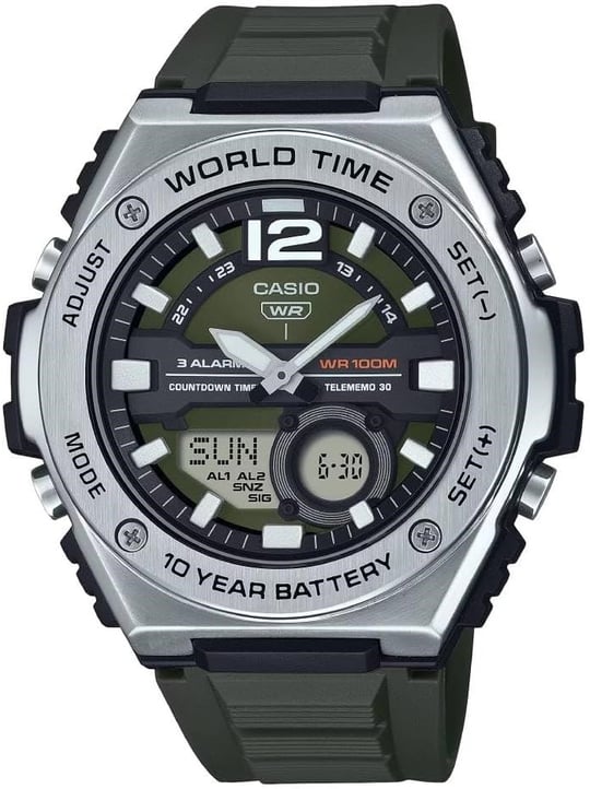 Casio MWQ-100-3AVDF Kol Saati, Gri, Standart