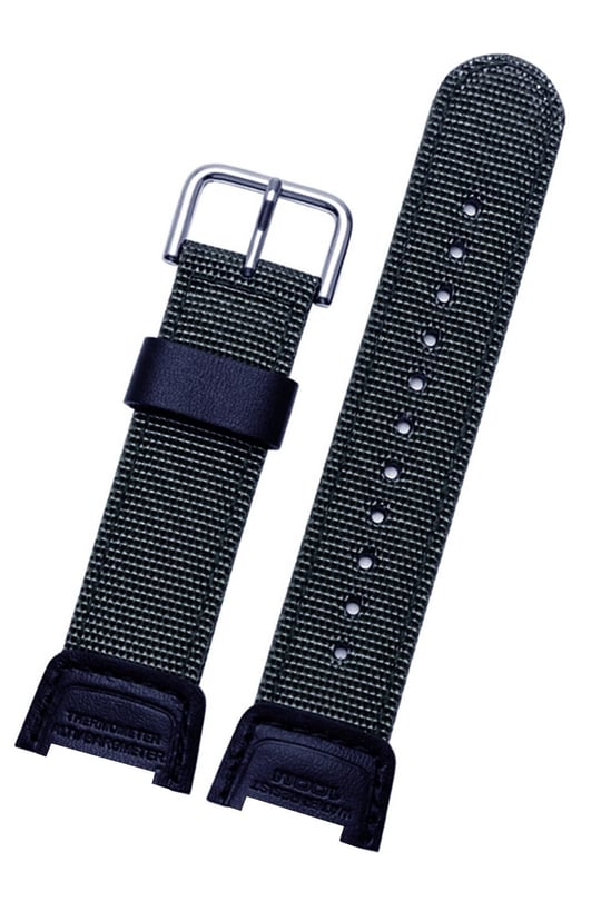 Casio Sgw100 Saat Uyumlu Haki Renk Kumaş Tekstil Saat Kordonu Kayışı SGW100
