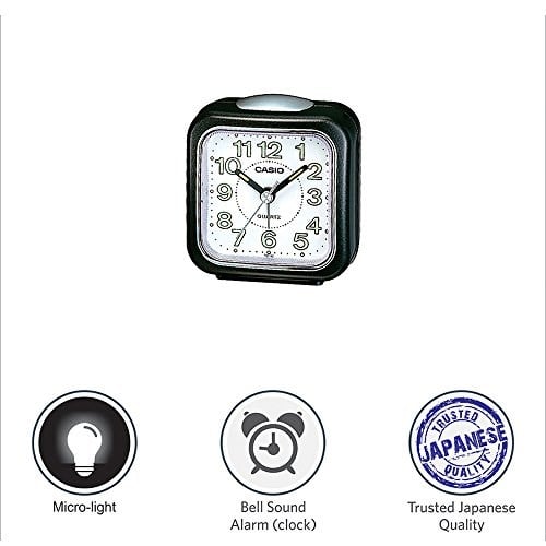 Casio TQ-142-1DF Masa Saati, Siyah, Standart