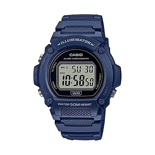 Casio W-219H-2AVDF Kol Saati, Lacivert, Standart