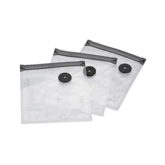 CASO Vacu Fermuarlı Torbalar 20 x 23 cm, 20 Torba, SousVide Uygun, BPA İçermez, 150 µm Çok Güçlü, Yırtılmaya Dayanıklı, Tekrar Kullanılabilir, Fermuarlı Caso (El) Vakuml - Seçenekler: 20x23cm, 26x23cm