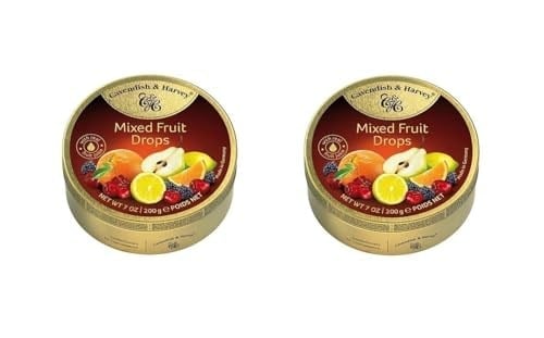 Cavendish&Harvey Mixed Fruit Karışık Meyve Aromalı Şeker 200 gr (2 ADET)