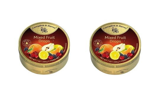Cavendish&Harvey Mixed Fruit Karışık Meyve Aromalı Şeker 200 gr (2 ADET)