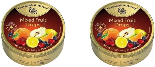 Cavendish&Harvey Mixed Fruit Karışık Meyve Aromalı Şeker 200 gr (2 ADET)