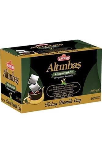 Çaykur Altınbaş Bergamot Aromalı Demlik Süzen Poşet Çay 200 Gr