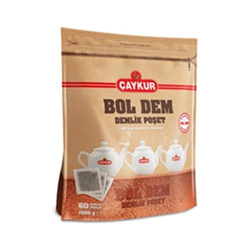 Caykur BOL DEM DEMLİK POŞET ÇAY 25GR X 60ADET 1500 GR (1)