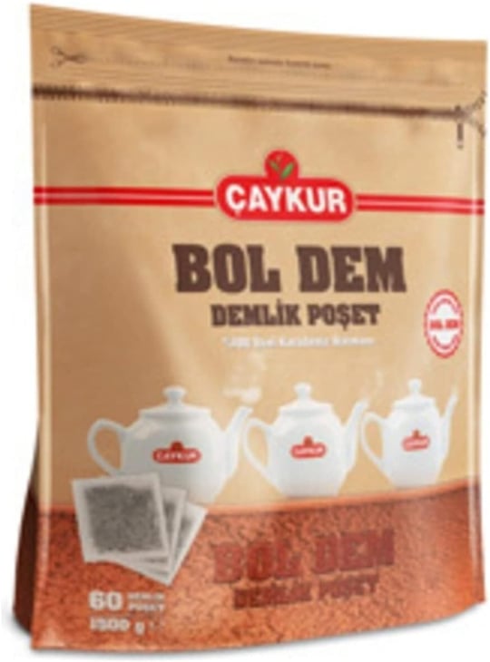 Caykur BOL DEM DEMLİK POŞET ÇAY 25GR X 60ADET 1500 GR (1)