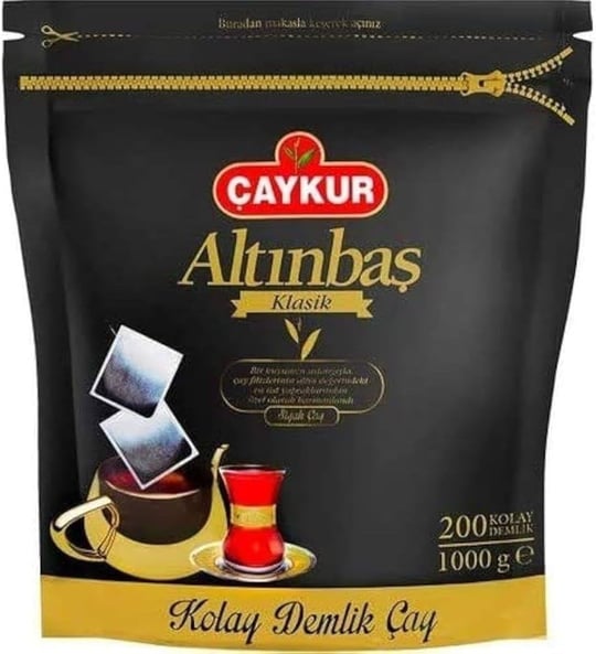 Caykur Çaykur Altınbaş 5 gr 200lü Demlik Poşet Çay-1 KG