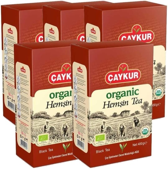 Çaykur Organik Hemşin Çayı 400 Gr Karton Kutu 5 Adet