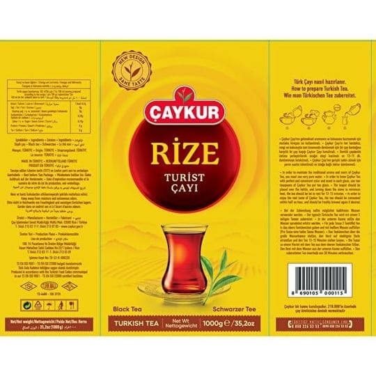 Çaykur Rize Turist Çayı 1000 gr