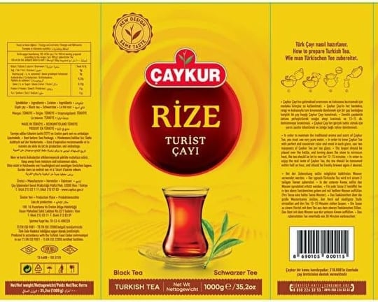 Çaykur Rize Turist Çayı 1000 gr