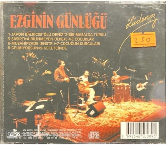 Cd Ezginin Günlüğü Ölüdeniz Cd