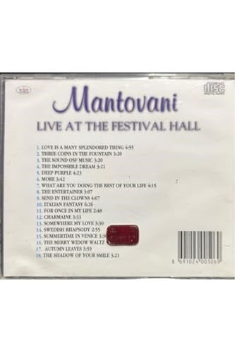 CD Mantovani Live At The Festival Hall CD