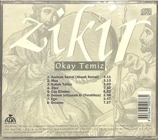 CD Okay Temiz Zikir CD