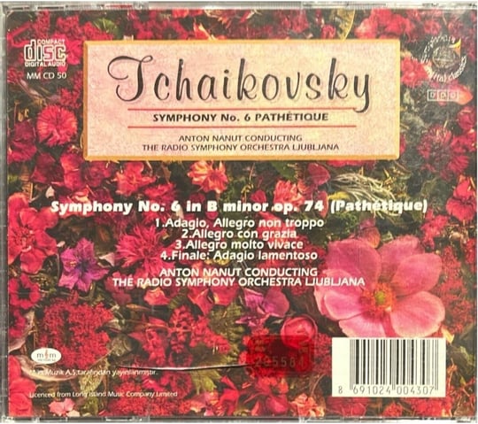 CD Tchaikovsky Symphony No. 6 Pathetique CD