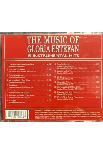 CD The Music Of Gloria Estefan CD