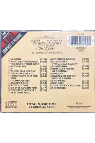 CD When I Fall In Love CD