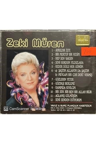 Cd Zeki Müren Ayrıldık Işte Sarı Bandrollü Dönem Nadir Cd