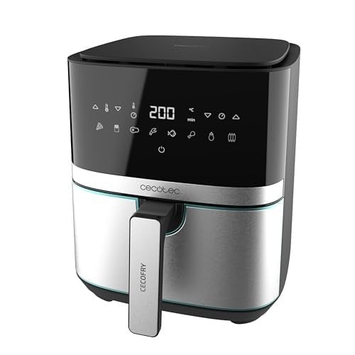 Cecotec CecoFry 5500 Pro, 5.5L Air Fryer XL, 1700 W, PerfectCook Teknolojisi, 8 Pişirme Modu