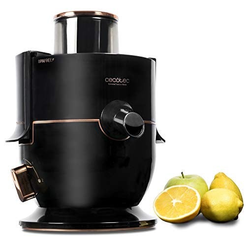 Cecotec ExtremeTitanium 19000 orbital mikser, cam üzerinde titanyum kaplama, XL giriş kanalı, 2 hız, 1000 W maksimum güç