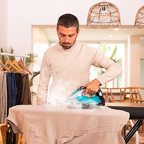 Cecotec Hızlı ve Öfkeli 5055 Pro Buharlı Çamaşır Ütüsü 3100 W, Seramik Taban, TurboSlide, 5 Sıcaklık Seviyesi, Buhar Püskürtme 255g/dk.