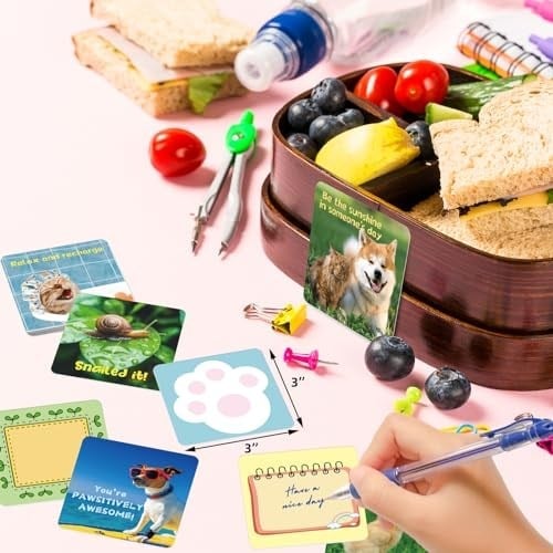 ceiba tree Çocuklar için motivasyonel öğle yemeği notları sevimli hayvanlar ilham verici kartlar öğle yemeği kutusu notlar erkek kız gençler anne okul hediyeleri
