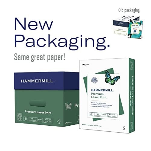 çekiçli değirmen (Technik) kağıt, lazer Print, 10,9 kg, 8,5 x 11, harf, 98 Açık, 500 Yaprak/1 Seçenek (104604), ABDde üretilmiştir Legal 500 sheets Beyaz