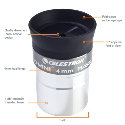 Celestron 93316 1-1/4-4 mm Omni Serisi Okular
