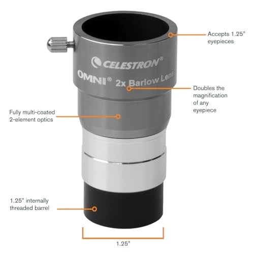 Celestron Barlow Lens 2X CL 93326