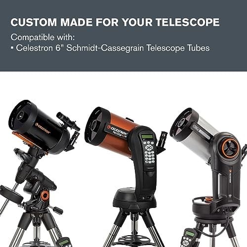 Celestron EclipSmart Güvenli Güneş Tutulması Teleskop Filtresi - ISO 12312-2 Uyumlu - 6 inç Schmidt-Cassegrain Teleskopları ile çalışır - Güneş Tutulmala - Seçenekler: EclipSmart Solar Filter - 6