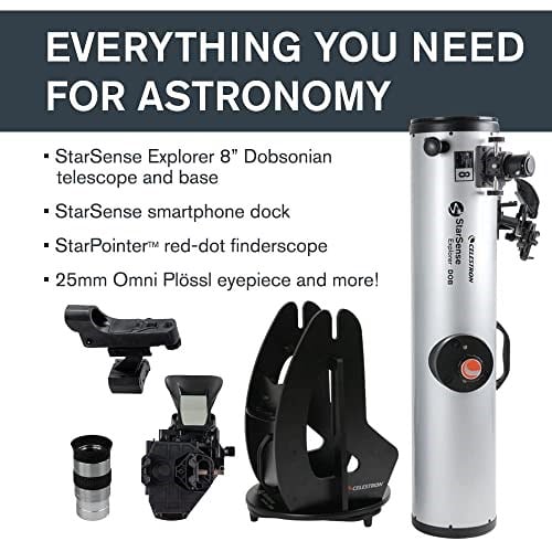 Celestron Starsense Explorer 8 İnç Dobsonian Uygulama Özellikli Dobsonian Teleskopu