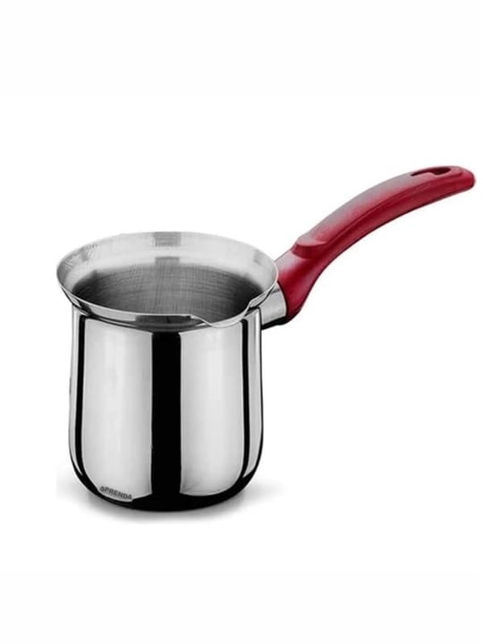 Çelik Cezve No.7 Büyük Boy - Kahve Cezvesi Metal (9 fincan- çap 11 cm 900ml)