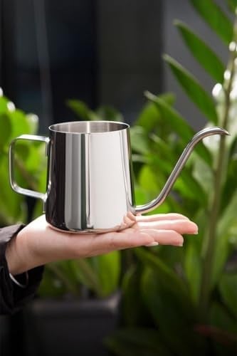 Çelik Ölçekli 350 ml 7 Cup Kahve Demleme ibriği Espresso Sıcak Su ibriği mt116