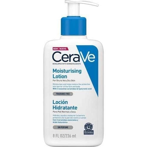CeraVe-Nemlendirici Losyon Kuru Ciltler Seramid ve Hyalüronik Asit İçerikli Yüz Vücut 236ml 3337875597210