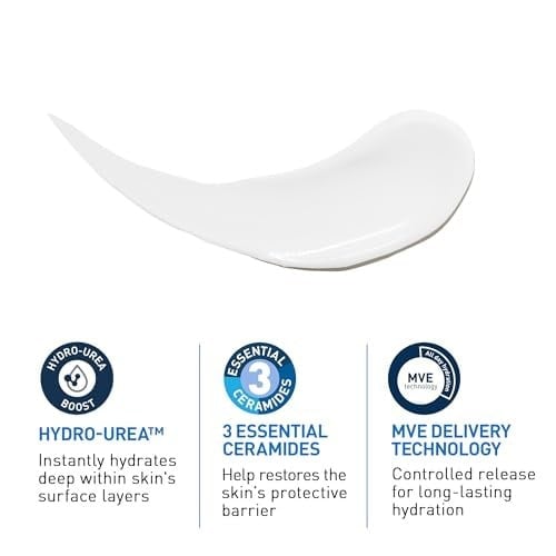 CeraVe Yoğun Nemlendirici Losyon | Hidroüre + Shea Yağı | Kuru Ciltler İçin Vücut Losyonu | Ekstra Kuru Cilt Belirtilerini Giderir | Kaba, Sıkı, Kırmızı ve Kaşıntılı Ciltler İçin Yağlı Olmayan