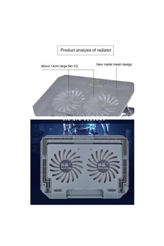 Cf-02 Ayarlanabilir Çift Fanlı Dizüstü Bilgisayar Soğutma Fanı CF-020690