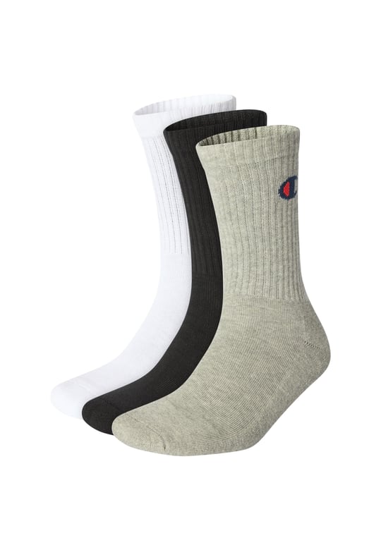 Champion C-Logo 3lü Paket Crew Çorap, Unisex Yetişkin - Seçenekler: 35-38, 39-42, 43-46