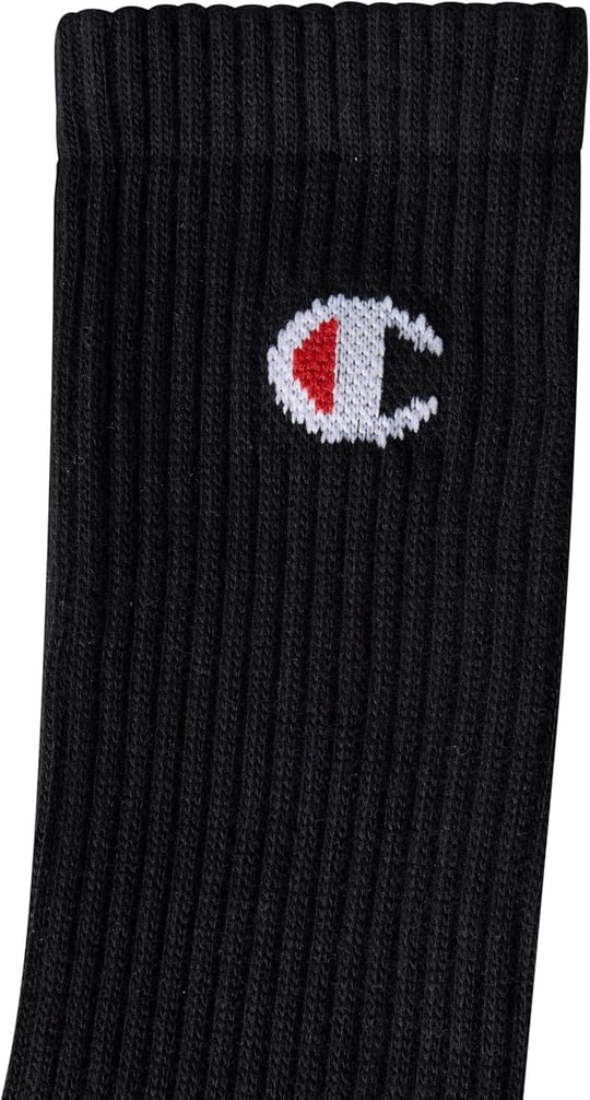 Champion C-Logo 3lü Paket Crew Çorap, Unisex Yetişkin
