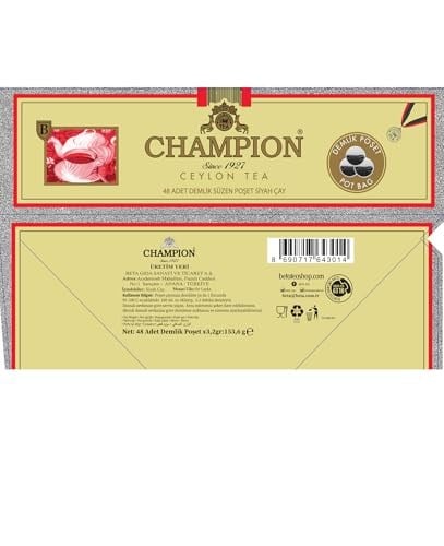 Champion-Demlik Poşet 48 X 3,2 gr