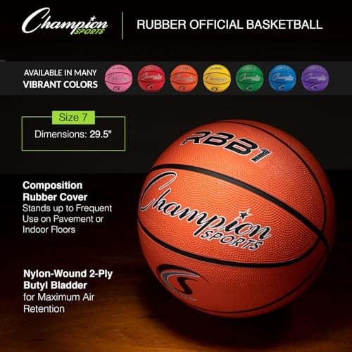 Champion Sports Profesyonel Stil Basketbol Topu