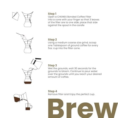 Chemex FP-2 Filterpapiere, 100 adet