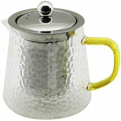 Chermik Yakut-9972 (550Ml) (Yuvarlak) (Kabartmalı & Borosilikat) Cam Demlik*48